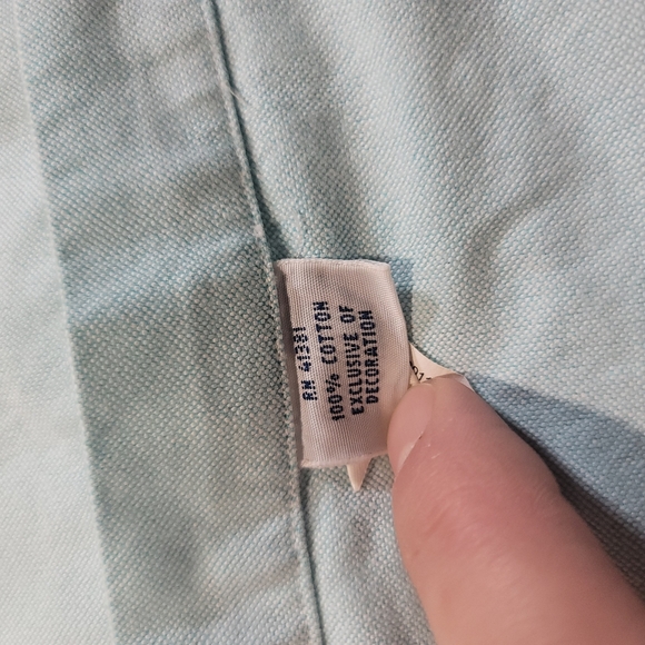 Ralph Lauren Shirt Mens XL 100% Cottom Casual Preppy Button Work Pony Blue - Picture 9 of 10